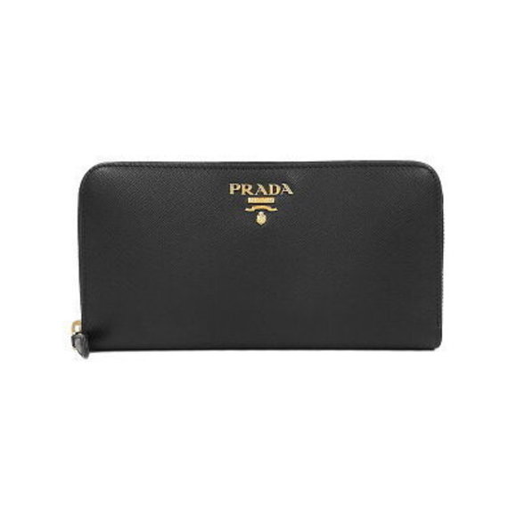 Prada Saffiano Leather Zip Long Wallet - Picture 1 of 5